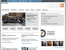 Tablet Screenshot of apleon.es